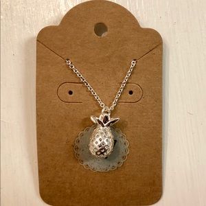 Silver Pineapple Necklace